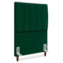 Ver imagem 1 de Cabeceira Solteiro 100 Cm com Frame Carla Suede Verde Artte