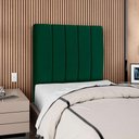 Ver imagem 2 de Cabeceira Solteiro 100 Cm com Frame Carla Suede Verde Artte