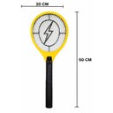 Ver imagem 3 de Raquete Elétrica Mata Mosquito Amarela Fxd02000 - Fix