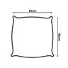 Manta Xale para Sofá Poltrona 1,40x1,70m + 2 Capa Almofada - 7