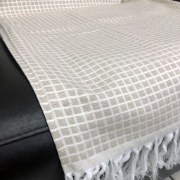 Manta Xale para Sofá Poltrona 1,40x1,70m + 2 Capa Almofada - 5