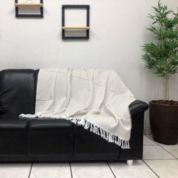 Manta Xale para Sofá Poltrona 1,40x1,70m + 2 Capa Almofada - 2