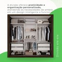 Ver imagem 7 de Guarda-Roupa Casal 3 Portas 4 Gavetas Costa Rica