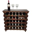 Ver imagem 1 de Adega Vinho Madeira 30 Garrafas Cor Imbuia C06 Cevey Adegas e Artesanatos