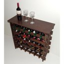 Ver imagem 2 de Adega Vinho Madeira 30 Garrafas Cor Imbuia C06 Cevey Adegas e Artesanatos