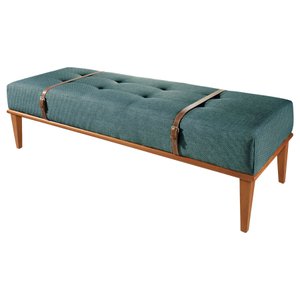 Recamier Em Linho Yarin Armchair Decor Linho Azul