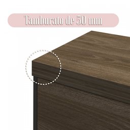 Gaveteiro/Arquivo Executivo com Chave para Pasta Suspensa, 4 Gavetas, Tampo em Tamburato - 6