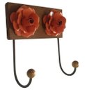 Ver imagem 1 de Gancho de Ferro Decorativo para Pendurador de Bolsa e Roupa para Quarto Libertas Rosas Artesanato Ca