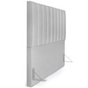 Ver imagem 2 de Cabeceira Cama Box Casal Queen 160 Cm Dália W01 Linho Cinza