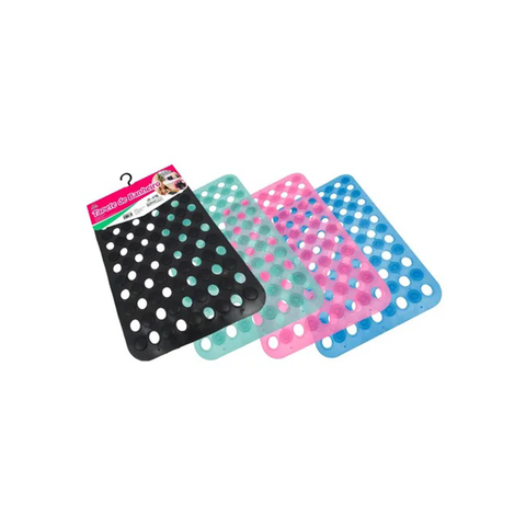 Tapete PVC Antiderrapante Para Box C/ Massageador Eficience:Branco