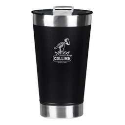 Copo Térmico 473ml Inox com Tampa e Abridor Collins - 1 Copo Térmico 473ml Inox com Tampa e Abridor Collins - 1