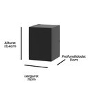 Ver imagem 4 de Arandela de Parede Plus 1201 Preto com Foco - RPM Móveis