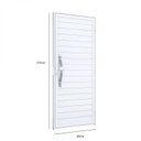 Ver imagem 5 de Porta de Alumínio Lambri 215x89cm com Puxador de 60cm Riobras Aluminío