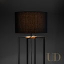 Ver imagem 3 de Luminária Abajur de Chão Industrial Bivolt Aço Carbono Preto Cúpula Plus Preta - UNIDECOR CASA