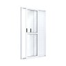 Porta Balcão de Aluminio 3 Folhas  213x120 Riobras Aluminio - 3