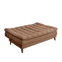Ver imagem 4 de Sofá Cama Duda Linho Linho Areia Sala Premium Original Linho 3 Lugares
