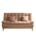 Ver imagem 2 de Sofá Cama Duda Linho Linho Areia Sala Premium Original Linho 3 Lugares