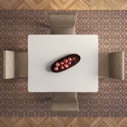Conjunto Sala de Jantar Fidelitá Itália 110cm com 4 Cadeiras  - 6
