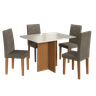 Conjunto Sala de Jantar Fidelitá Itália 110cm com 4 Cadeiras - 3
