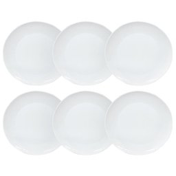 Jogo de Pratos Rasos de Jantar em Opaline 6 Peças - Hauskraft - 1