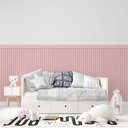 Ver imagem 2 de Adesivo Decorativo Meia Parede Infantil Rosa - 110x60cm