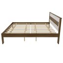 Ver imagem 5 de Cama de Casal Marrom/Nogal/Branco