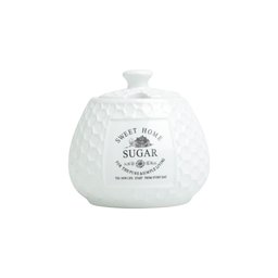 Acucareiro Ceramica C/tampa Sweet Home Branco Wolff 300ml - 2