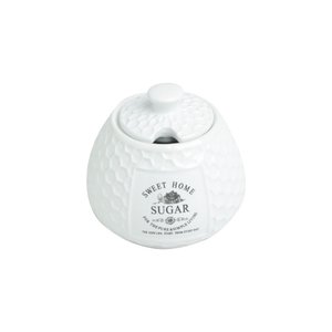 Acucareiro Ceramica C/tampa Sweet Home Branco Wolff 300ml
