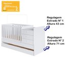 Ver imagem 4 de Berço Mini Cama Multifuncional Cama Auxiliar Bb690 Branco Comm