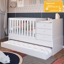 Ver imagem 2 de Berço Mini Cama Multifuncional Cama Auxiliar Bb690 Branco Comm