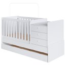 Ver imagem 1 de Berço Mini Cama Multifuncional Cama Auxiliar Bb690 Branco Comm