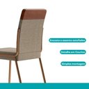 Ver imagem 7 de Conjunto Sala de Jantar 4 Cadeiras Veneza Petra Rosê Carraro