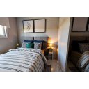 Ver imagem 3 de Mesa de Cabeceira Compacta | 60cm de Altura | Mdf Branco Tx | Multiuso – Suspensa ou de Chão:branco