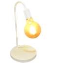 Ver imagem 1 de Abajur Branco Conforto Visual Leitura Minimalista Decoração