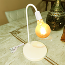 Ver imagem 3 de Abajur Branco Conforto Visual Leitura Minimalista Decoração