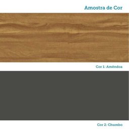 Cozinha Modulada com 6 Peças 12 Portas 4 Gavetas e Vidro Reflecta 100% Mdf Vicenza Espresso Móveis - 11