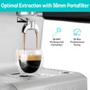 Ver imagem 4 de Casabrews Máquina de Espresso 20 Bar com Vaporizador e Display Lcd (prata)