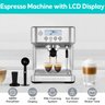 Casabrews Máquina de Espresso 20 Bar com Vaporizador e Display Lcd (prata) - 2