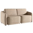 Ver imagem 1 de Sofá Cama para Sala de Estar 2 Lugares 196cm Montserrat K01 Veludo Bege - Lyam Decor