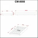 Ver imagem 5 de Cama Auxiliar Solteiro CM8008 Marrom/Nogal
