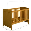 Ver imagem 4 de Berço em Madeira Maciça com Grade em PVC Cool Espresso Móveis