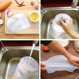 Saco de Massa de Amassar de Silicone para Cozinha P - 4