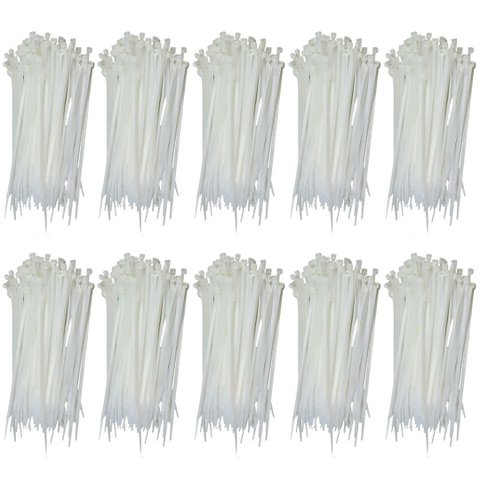 Kit 1000 Abracadeira Nylon 2,5 X 140 Br 954 Vonder