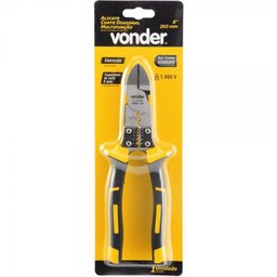 Alicate Corte Diagonal 8" para Eletricista Multifunção com Isolação até 1.000V Vonder - 3