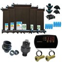 Ver imagem 1 de Kit Aquecedor Solar Piscina 6 Placas3mt+controlador+valvulas
