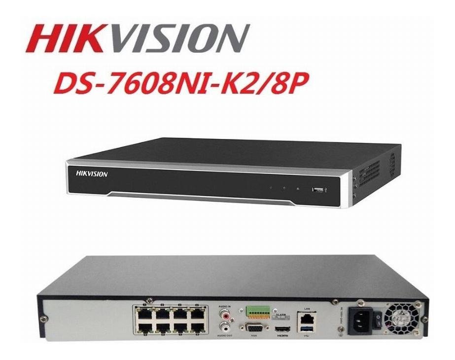 Nvr Ip 08 Canais 8mp Hikvision 8 Portas Poe - 2