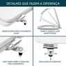Tampa De Vaso Com Amortecedor Convencional Oval Branco - 5