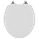 Ver imagem 1 de Tampa De Vaso Com Amortecedor Convencional Oval Branco