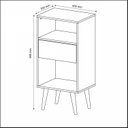 Ver imagem 4 de Estante Decorativa para Quarto Infantil Nina Bege/Marrom/Off White