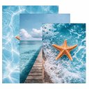 Ver imagem 3 de Kit3 Quadro Decorativo Casa na Praia Estrela Praia Airbnb Qualidade Premium Moderno 40x28cm